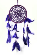 Dream Catcher Crochet Purple 16cm