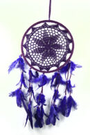 Dream Catcher Crochet Purple 27cm