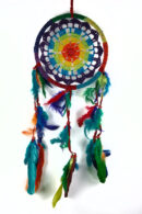 Dream Catcher Crochet Rainbow 16cm