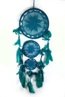 Dream Catcher Crochet Turquoise 27cm