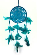 Dream Catcher Crochet Turquoise 16cm