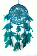Dream Catcher Crochet Turquoise 21cm