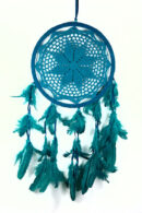 Dream Catcher Crochet Turquoise 27cm