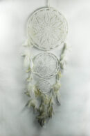 Dream Catcher Crochet White 27cm
