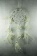 Dream Catcher Crochet White 16cm