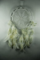 Dream Catcher Crochet White 27cm