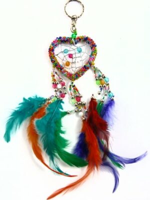 Keyring Dream Catcher Heart