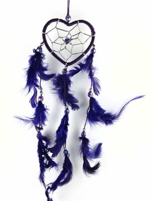 Dream Catcher Heart Purple
