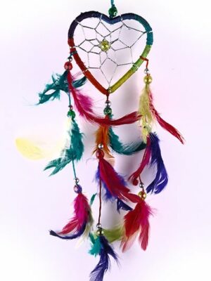 Dream Catcher Heart Rainbow