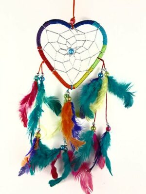 Dream Catcher Heart Rainbow