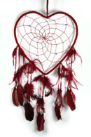 Dream Catcher Heart Red
