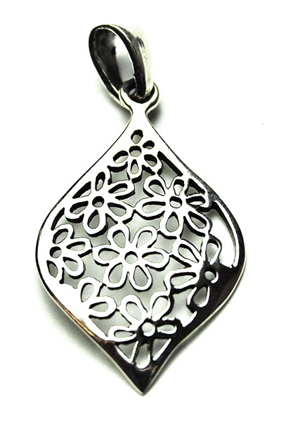 Silver Pendant Cut Flowers
