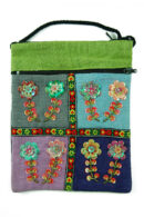 Bag Ethnic Sequined Flowers