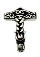 Silver Pendant Thor Hammer 2cm