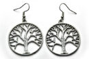 Earring Pewter Tree Of Life