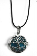 Pendant Caged Turquoise Tree