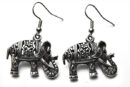 Earring Pewter Elephant
