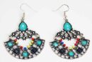Earring Pewter Tribal Style 2