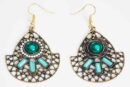 Earring Pewter Tribal Style 3