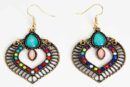 Earring Pewter Tribal Style 7