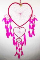 Dream Catcher Heart Pink X Large 50cm x 50cm