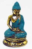 Buddha Metal Gold And Turquoise