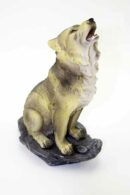 Wolf Howling 13.5X8.8X20cm