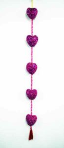 Mobile Heart With Sequins