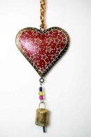 Decoration Iron Heart Red