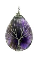 Pendant Tree Of Life Amethyst