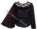 Dark Star Blouse Black Velvet