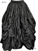 Skirt Long Layered Black
