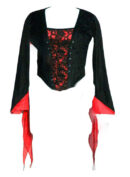 Dark Star Blouse Red S-M