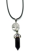 Necklace Fixed Wand Amethyst