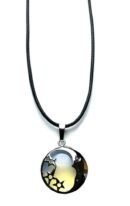 Pendant Moon And Stars Opalite
