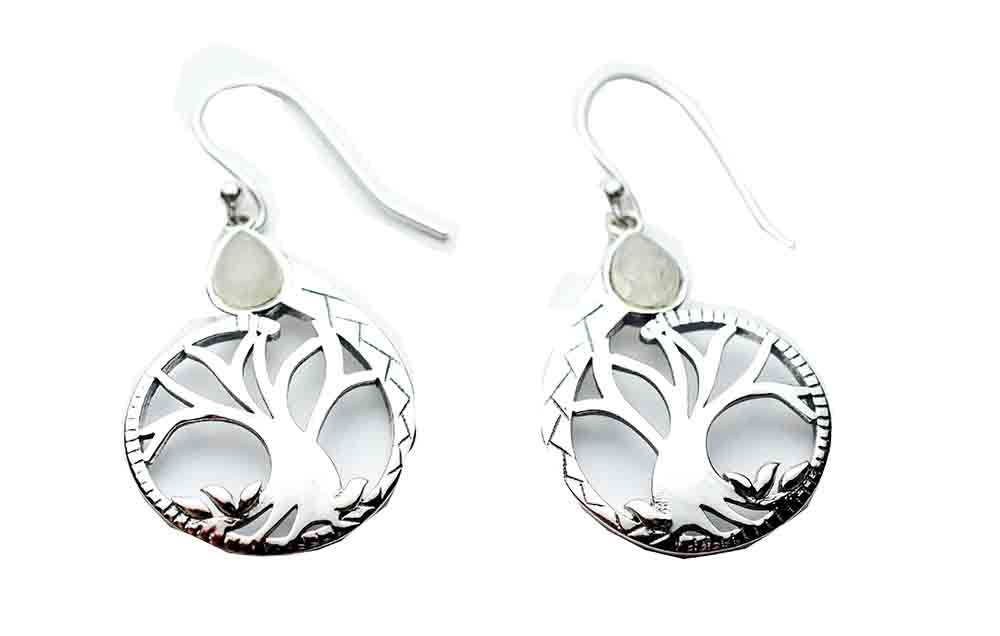Silver Earring Tree Rainbow