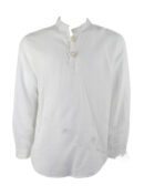 Shirt Mandarin White Size 46