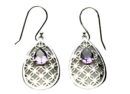 Silver Earring Amethyst