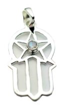 Silver Pendant Fatima Rainbow