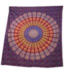 Bedspread Double Mandala Maroon
