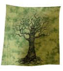 Bedspread Double Tree Green
