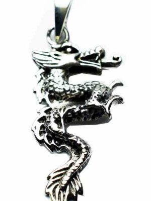 Silver Pendant Dragon