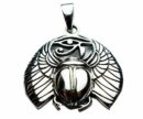 Silver Pendant Egyptian Scarab
