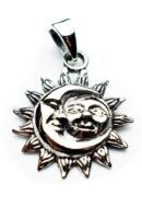 Silver Pendant Moon/Sun