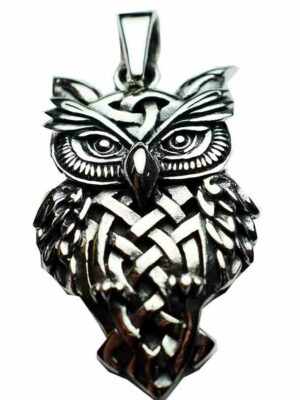 Silver Pendant Owl