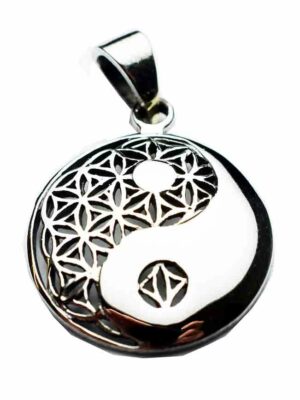 Silver Pendant Ying Yang
