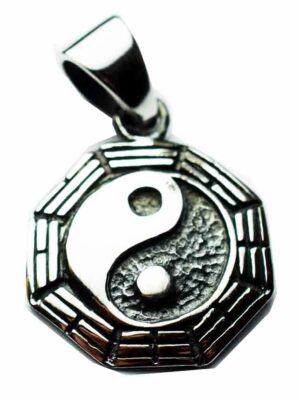 Silver Pendant Ying Yang