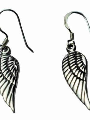Silver Earring Angel Wing