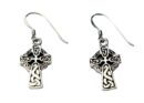 Silver Earring Celtic Cross