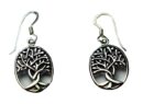 Silver Earring Tree of Life